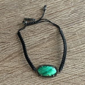 Kendra Scott Gunmetal and Malachite Essie